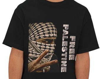 Free Palestine Shirt – Oversized Unisex T-Shirt – Arabic Streetwear Graphic Tee – Pro Palestine Gift
