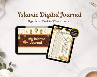 Islamic Digital Planner | GoodNotes Journal, Dua, Salah Tracker (Digital Download)