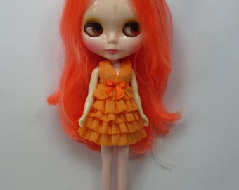 Outfit Clothing costume Handmade layers Dress for Blythe doll 820-32