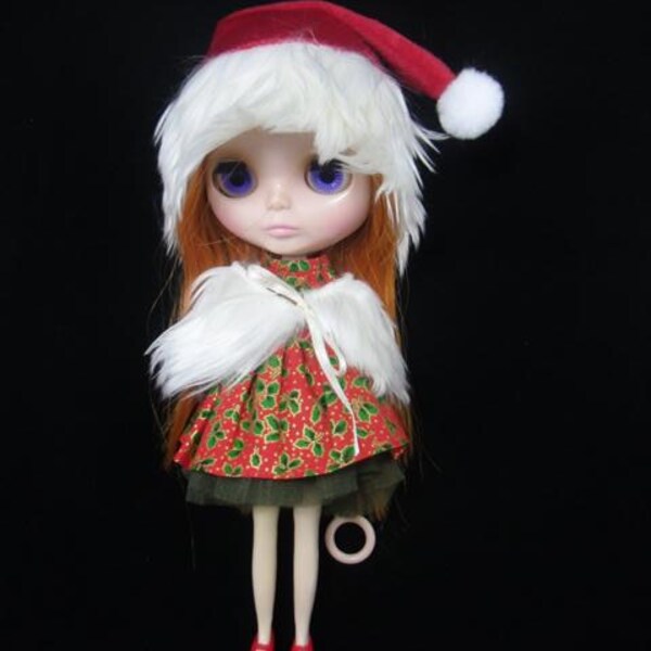 Christmas Outfit Clothing Dress Fashion costume Handmade for Blythe set 820