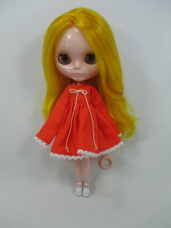 Handmade clothing fashion Basaak top blouse layer for Blythe Pullip Doll # A-6