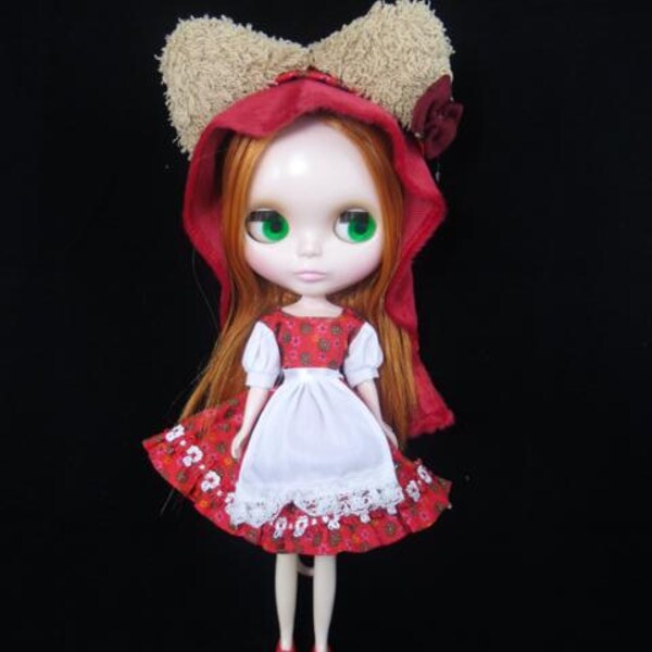 Christmas Outfit Clothing Dress Fashion costume Handmade for Blythe set 7