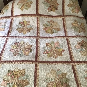 Dresden plate quilt
