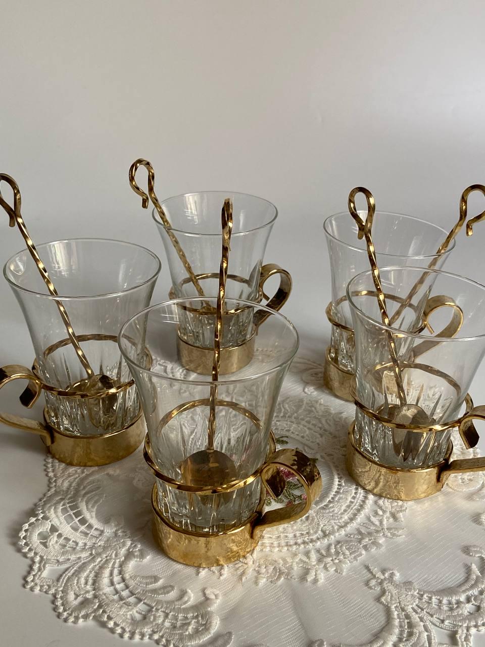 Venezia glassとカップのセット Venezia glassとカップのセット Murano Glass Tea Set - Etsy Canada