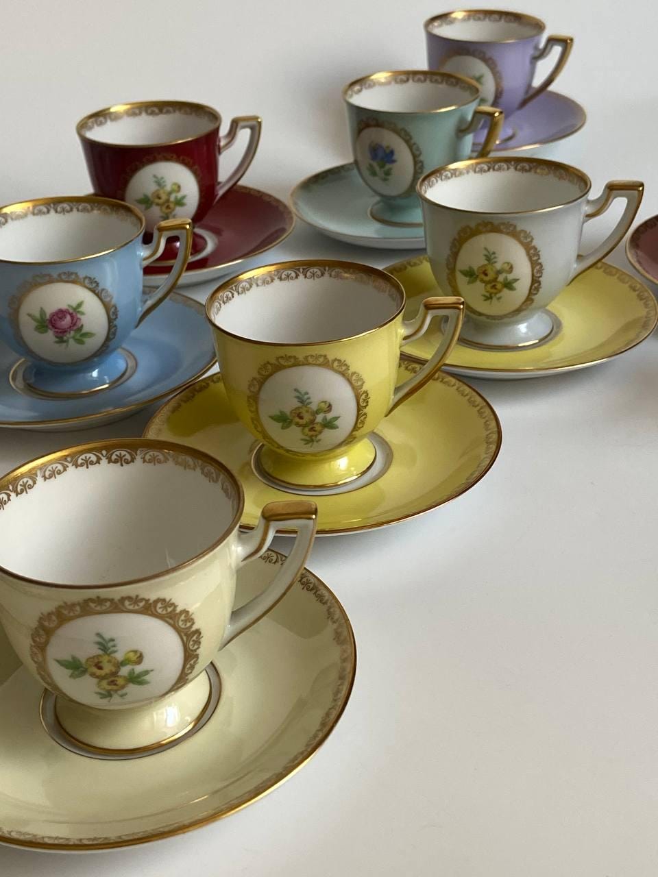 ドイツ　バイエルン　シルンディング　Schirnding bavaria トリオ Schirnding Bavaria Porcelain - Etsy UK