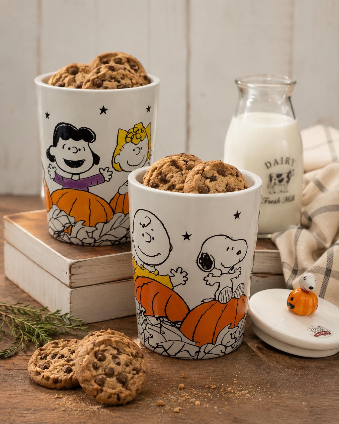 チャーリーブラウン　缶ケース Charlie Brown Cookie Jar - Etsy