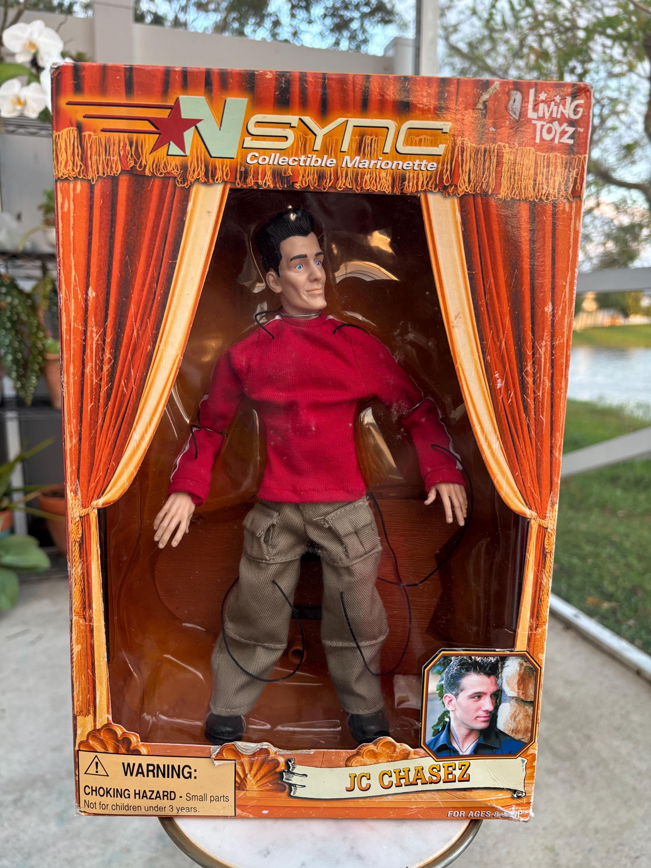 NSYNC JC Chasez Marionette Doll: Living Toyz Y2K Boy Band