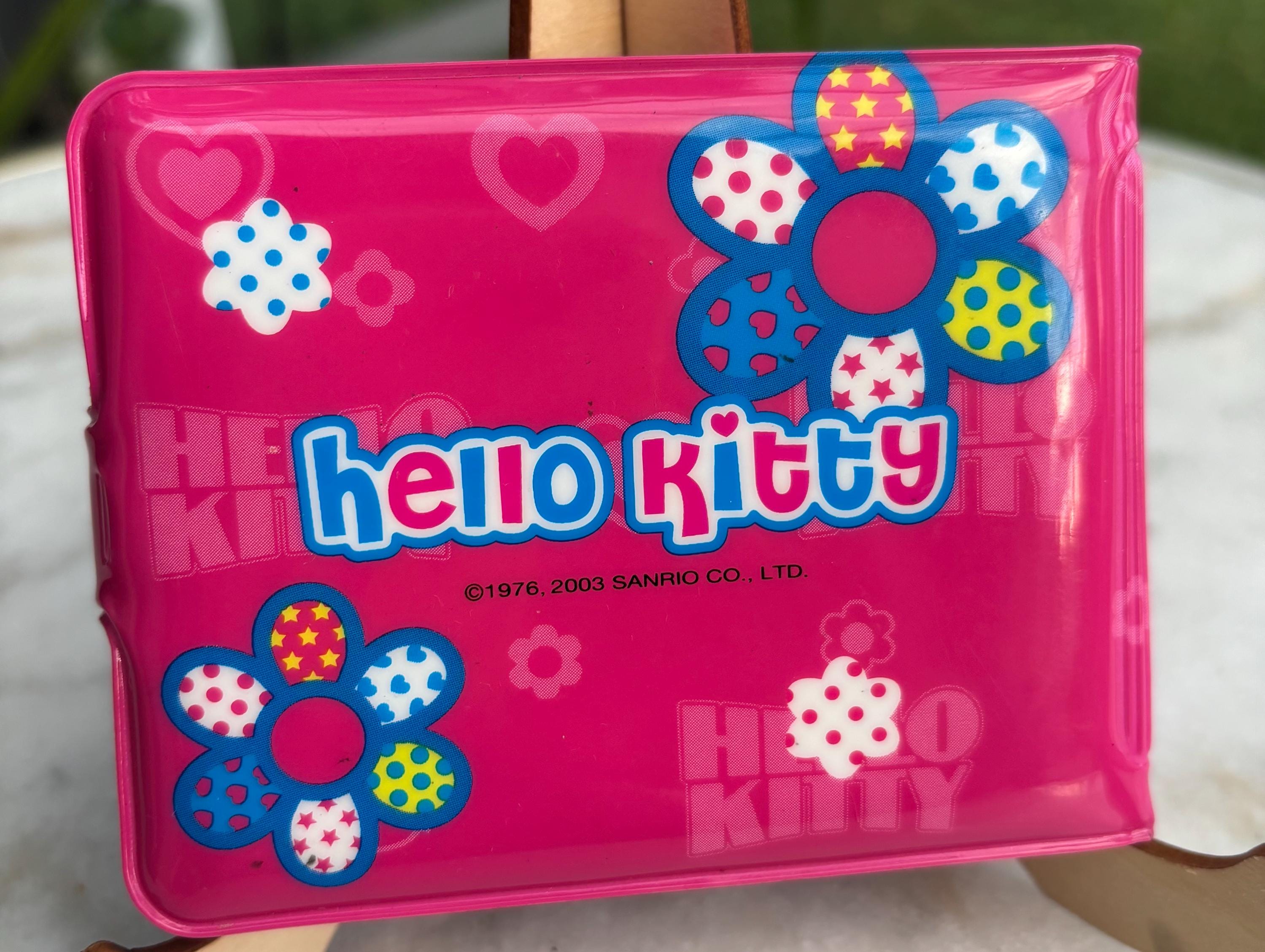 Vintage 2003 Hello Kitty Wallet Sanrio Pink Card Holder Y2K Kids
