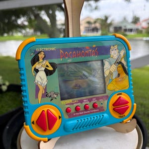 Vintage Pocahontas Tiger Electronics Handheld LCD Game | 1990s Pocket Game