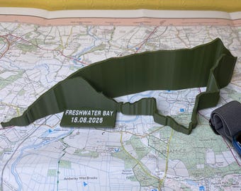 Custom 3D GPX Route Sculpture | Personalized Hiking Path | GPS Data Art Trophy | Milestone Run Hike Cycle Gift | Latitude Longitude Plaque