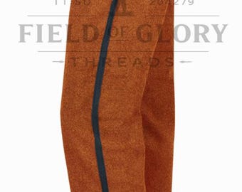 US Civil War Corporal Butternut-wollen broek met streep voor re-enactments