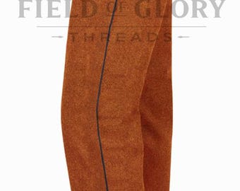 Amerikaanse burgeroorlog butternut-wollen broek met gekleurde strepen 0,8 rangschikking – re-enactmentkleding