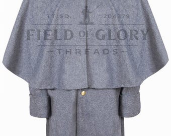 US Civil War Single Breast Greatcoat - CS Enlisted Foot All Colors Available!
