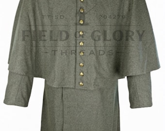 US Civil War Double Breasted Greatcoat - CS Mounted All Colors Available!