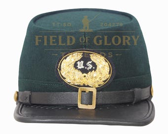 Burgeroorlog groene scherpschutter Kepi - Amerikaanse wollen militaire hoed