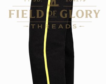 Amerikaanse burgeroorlog wollen zuidelijke broek met 1 streep – re-enactmentbroek