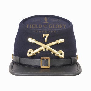 U.S. Civil War Union 7th Cavalry Kepi – Authentic Design  Available in All Sizes