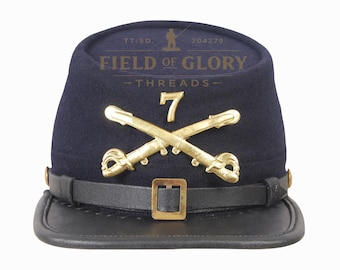 U.S. Civil War Union 7th Cavalry Kepi – authentiek ontwerp verkrijgbaar in alle maten