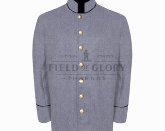 Gray CS Sack Coat - All colors  PIPING