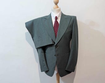 Like 1940s Green pinstripe
