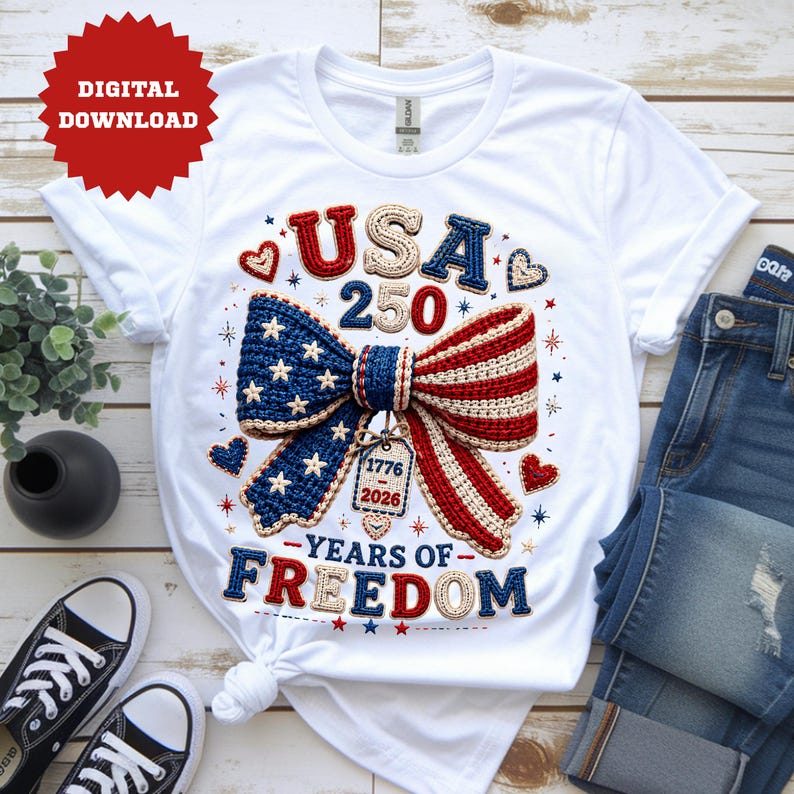 Patriotic Faux Crochet PNG Bundle, 4th of July Sublimation Designs, USA Summer Clipart, 300DPI (Digital Download).
Patriotic faux crochet clipart bundle featuring 16 red, white, and blue PNG designs including popsicles, bows, sunglasses, eagle, dog, flowers, cherries, and USA-themed summer graphics.
patriotic png, faux crochet png, 4th july bundle, usa sublimation, crochet usa png, patriotic shirt png, usa babe png, sweet liberty png, freedom bow png, paws and stripes, summer usa design