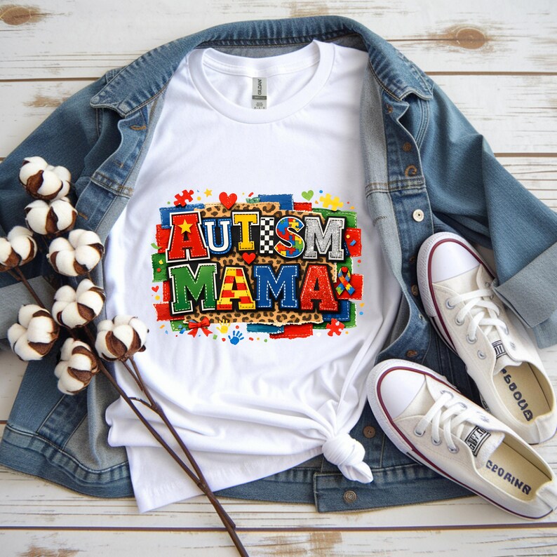 Autism Mama PNG | Puzzle Piece Mom Awareness Design (digital Download ...