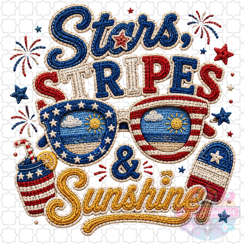 Patriotic Faux Crochet PNG Bundle, 4th of July Sublimation Designs, USA Summer Clipart, 300DPI (Digital Download).
Patriotic faux crochet clipart bundle featuring 16 red, white, and blue PNG designs including popsicles, bows, sunglasses, eagle, dog, flowers, cherries, and USA-themed summer graphics.
patriotic png, faux crochet png, 4th july bundle, usa sublimation, crochet usa png, patriotic shirt png, usa babe png, sweet liberty png, freedom bow png, paws and stripes, summer usa design