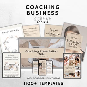 Coaching Business Kit | Canva Coaches Templates | Social Media | Client Welcome, Lead Magnet