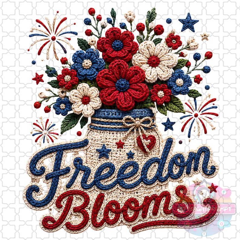 Patriotic Faux Crochet PNG Bundle, 4th of July Sublimation Designs, USA Summer Clipart, 300DPI (Digital Download).
Patriotic faux crochet clipart bundle featuring 16 red, white, and blue PNG designs including popsicles, bows, sunglasses, eagle, dog, flowers, cherries, and USA-themed summer graphics.
patriotic png, faux crochet png, 4th july bundle, usa sublimation, crochet usa png, patriotic shirt png, usa babe png, sweet liberty png, freedom bow png, paws and stripes, summer usa design