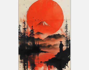 Samurai Leinwand Kunst