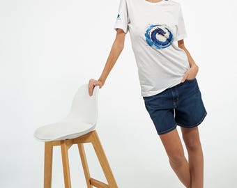 Water Dragon T-Shirt: Soft Cotton Unisex Fit, Fantasy Tee