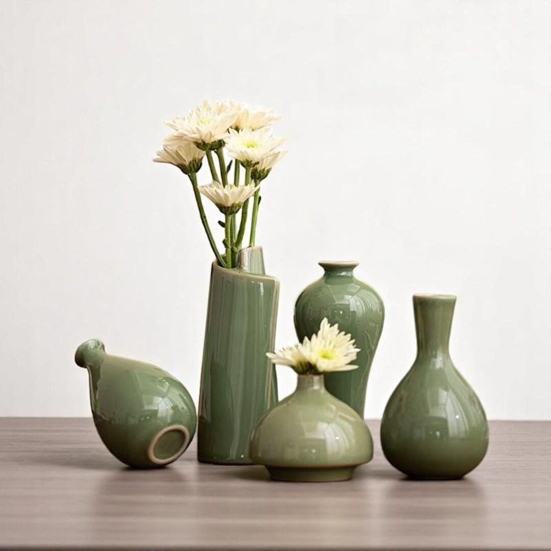Handmade Ceramic Bud Vase | Modern Minimalist Home Decor - Etsy