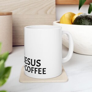 Tasse à café religieuse, Jésus et tasse à café, cadeau religieux, tasse chrétienne en céramique, tasse à thé inspirante