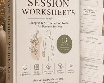 Therapy Session Worksheets – Gentle Support Between Sessions | Emotional Integration Journal (PDF)