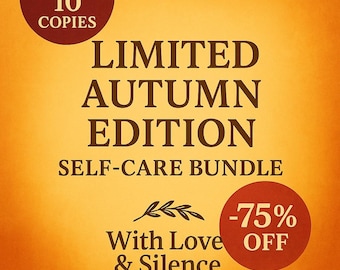 Autumn Self-Care Bundle: Fall Journals, Workbooks for Gratitude, Mindfulness & Reflection with Affirmations