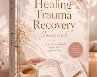Healing Trauma Recovery Journal | Self-Help Workbook for Women (Printable PDF)