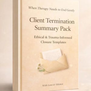 Client Termination Summary Pack for Therapists | Ethical & Trauma-Informed Therapy Closure Templates (PDF)