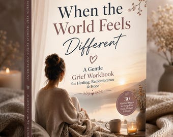 Grief Healing Journal for Women | Guided Prompts & Affirmations (PDF)