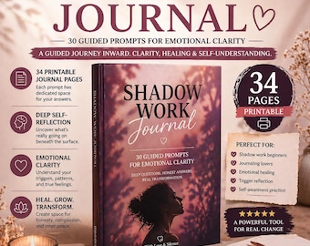 Quick Shadow Prompts | Emotional Healing & Self Reflection Questions | Printable PDF