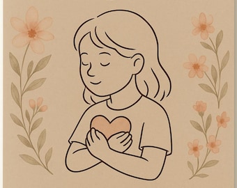 Gentle Inner Child Healing Journal: Printable 9-Page Guide for Emotional Recovery & Self-Discovery