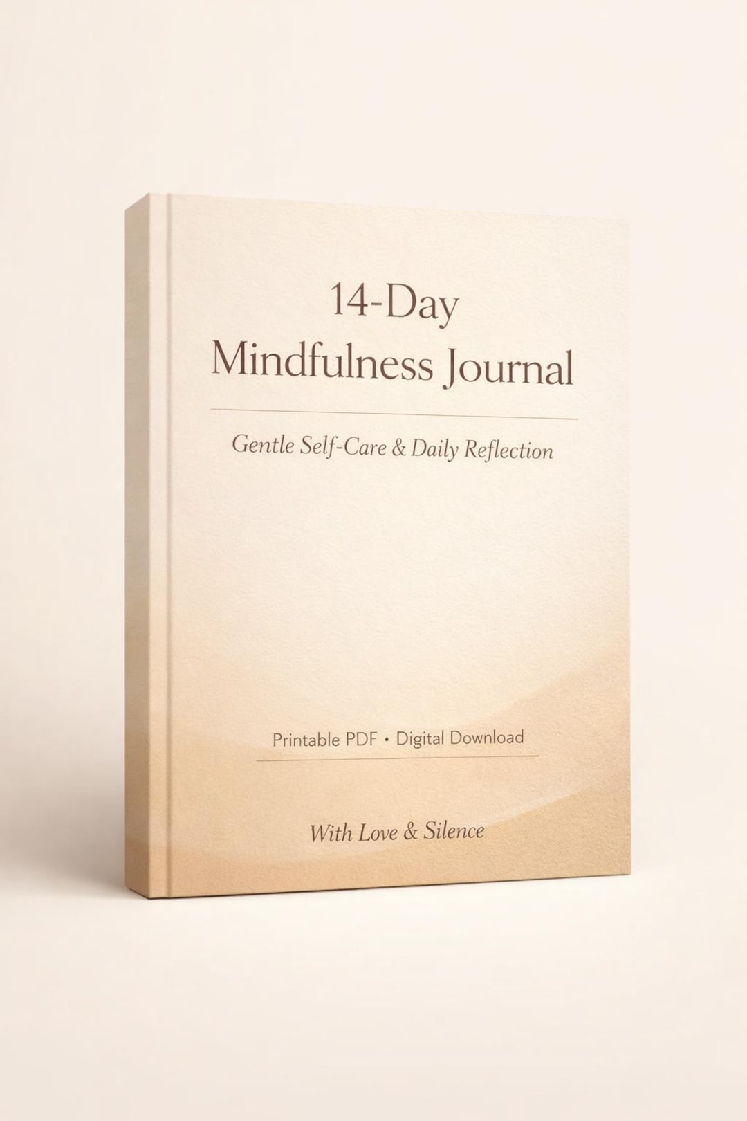 14-day Mindfulness Journal Printable PDF | Daily Self-care Reflection ...