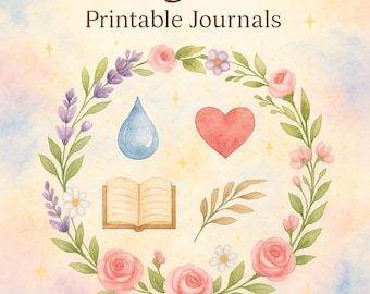 Self-Worth Healing Workbook Bundle: Confidence, Emotional Growth (Printable PDFs