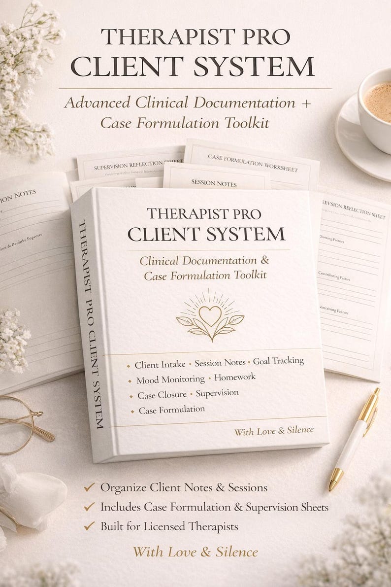 Therapist PRO Client System | Clinical Documentation & Case Formulation ...