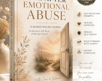 Emotional Healing Journal | Inner Child Workbook (Printable PDF)