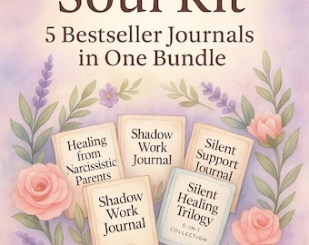 5-Step Healing Soul Journey: Printable Self-Care Journal for Inner Peace & Emotional Wellness