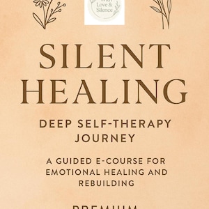 5-Module Self-Therapy Workbook: Silent Healing Program for Emotional Recovery (Printable PDF)