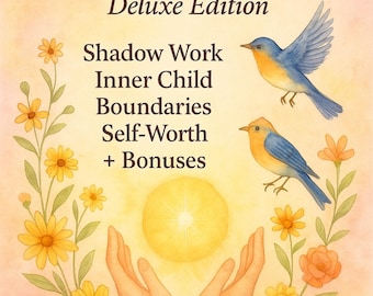 Comprehensive Trauma Recovery Kit: Digital Self-Healing Journals, Therapy Worksheets & Printable PDFs