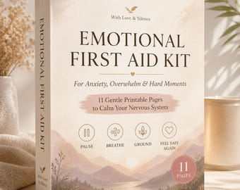 Self Care Cards for Emotional Support | Printable Mental Health Aid | PDF