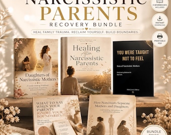 Narcissistic Parents Recovery Bundle | Healing Workbook for Adult Children | Family Trauma & Boundaries PDF