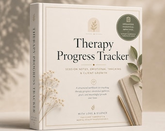 Therapie Fortschritt Tracker für Therapeuten | Trauma-Informierte Fortschritt Tracking & sanfte Reflexion Tool (PDF)